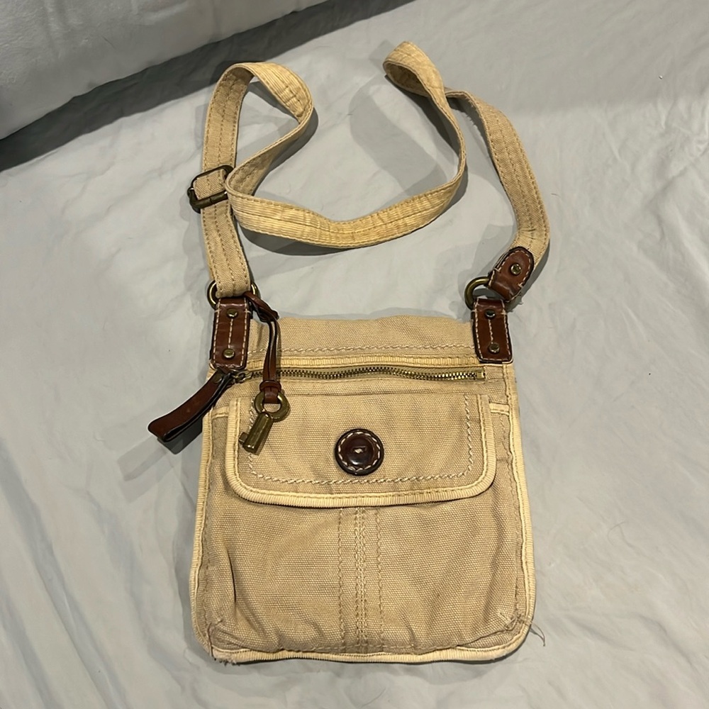 Crossbody Canvas Fossil Purse